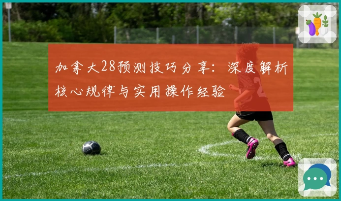 加拿大28预测技巧分享：深度解析核心规律与实用操作经验